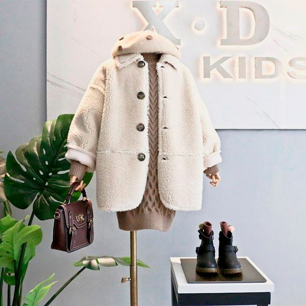 winter kids winter coats casual loose solid double-breasted lamb cashmere jackets winter warm jackets for girls, Camo
winter kids winter coats casual loose solid double-breasted lamb cashmere jackets winter warm jackets for girls, Camo