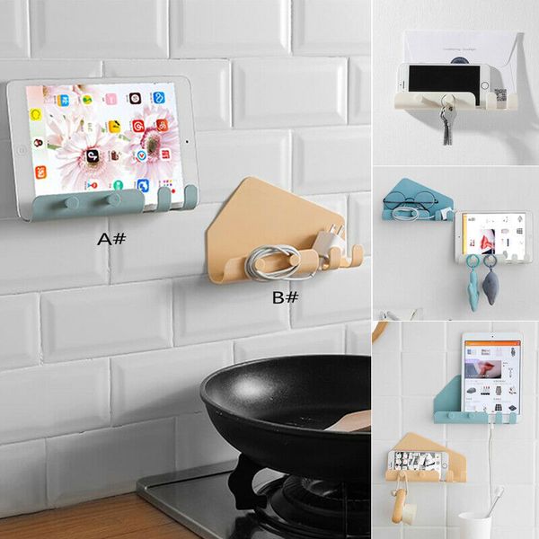 1pc creative multifunction practical home wall mounted mobile phone holder adhesive universal stand bracket charging dock cradle
1pc creative multifunction practical home wall mounted mobile phone holder adhesive universal stand bracket charging dock cradle