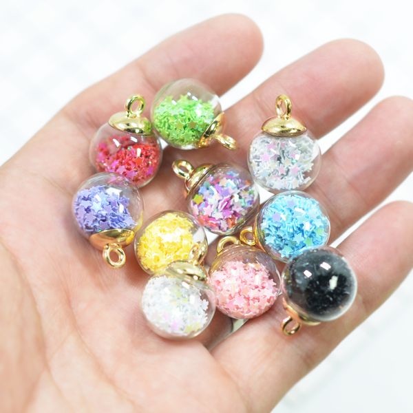 10pcs 16mm transparent star glass ball charms pendant finding fit leather cord diy necklace bracelet hair jewelry acc/craft 2019, Bronze;silver
10pcs 16mm transparent star glass ball charms pendant finding fit leather cord diy necklace bracelet hair jewelry acc/craft 2019, Bronze;silver
