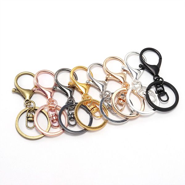 30mm key ring long 70mm classic 16 color plated lobster clasp key hook chain jewelry making for keychain rings men accessories, Silver
30mm key ring long 70mm classic 16 color plated lobster clasp key hook chain jewelry making for keychain rings men accessories, Silver