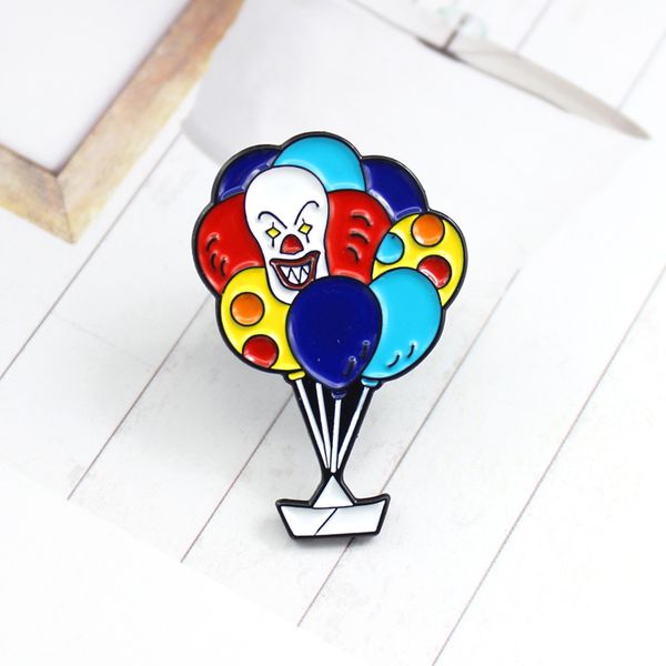 cartoon colorful air balloon brooches white lucky ship enamel circus clown balloon backpack bag pin jewelry brooch, Gray
cartoon colorful air balloon brooches white lucky ship enamel circus clown balloon backpack bag pin jewelry brooch, Gray