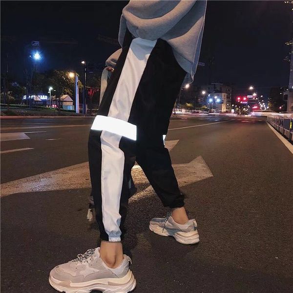 fipyipmen's capris korean trend casual pants slim leggings students big size elastic sports pants for men, Black
fipyipmen's capris korean trend casual pants slim leggings students big size elastic sports pants for men, Black