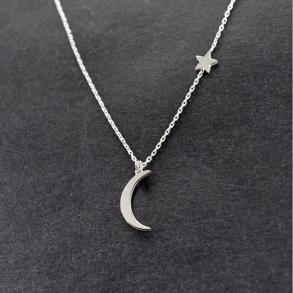 simple star moon pendant necklaces for women new bijoux statement necklace collier fashion vintage jewelry for party wedding boho beach, Silver
simple star moon pendant necklaces for women new bijoux statement necklace collier fashion vintage jewelry for party wedding boho beach, Silver