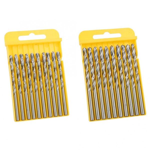 20 pcs spiral drill bit high steel straight shank 3-point auger drill bit for electric 5.0mm/5.5mm
20 pcs spiral drill bit high steel straight shank 3-point auger drill bit for electric 5.0mm/5.5mm