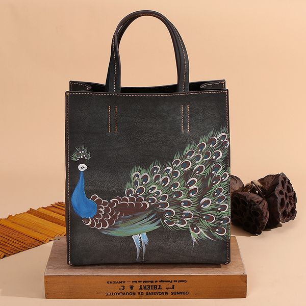 2020 new retro leather women's handbag hand-painted animal tote bag female tide shoulder bag
2020 new retro leather women's handbag hand-painted animal tote bag female tide shoulder bag