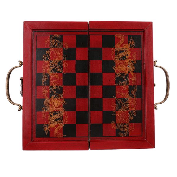 folding portable antique chinese chess board games wooden table chess pieces set for family collectibles
folding portable antique chinese chess board games wooden table chess pieces set for family collectibles