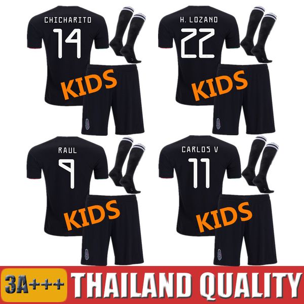 kids kit mexico soccer jersey 2019 lozano chicharito gold cup football shirt child dos santos mexico camisetas de futbol layun boys uniforms, Black
kids kit mexico soccer jersey 2019 lozano chicharito gold cup football shirt child dos santos mexico camisetas de futbol layun boys uniforms, Black