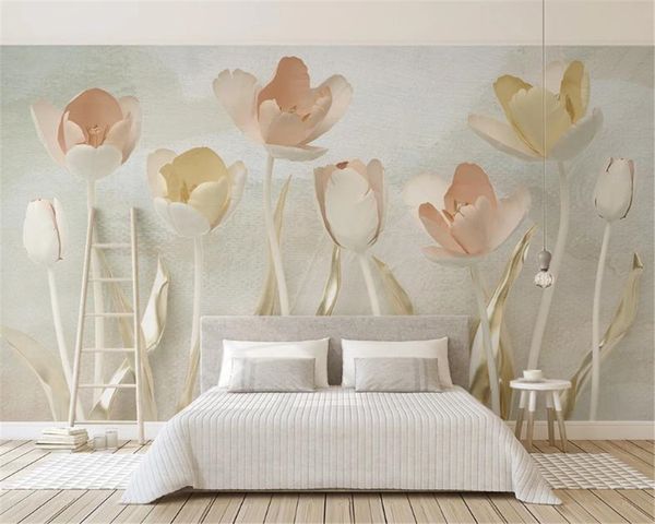 classic 3d wallpaper 3d stereo tulip golden leaves simple flowers tv background wall silk mural wallpaper
classic 3d wallpaper 3d stereo tulip golden leaves simple flowers tv background wall silk mural wallpaper