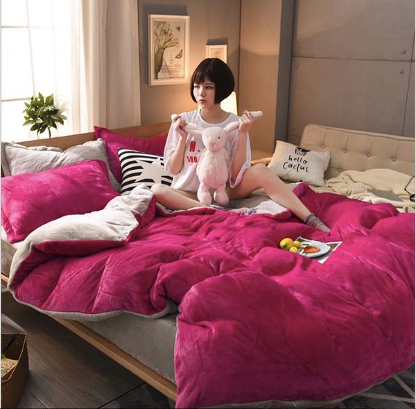 flannels bedding sets king size pure color duvet cover quilt cover pillowcase bed sheet 4pcs bed linen
flannels bedding sets king size pure color duvet cover quilt cover pillowcase bed sheet 4pcs bed linen