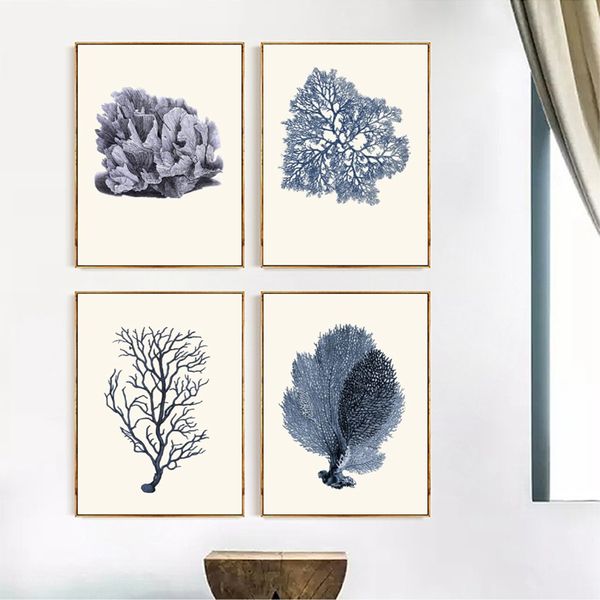 navy blue coral art prints antique wall decoration , vintage sea corals wall art prints canvas painting home nautical decor
navy blue coral art prints antique wall decoration , vintage sea corals wall art prints canvas painting home nautical decor