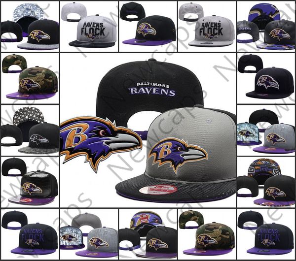 

2019 Балтимор Регулируемые Шляпы Вороны Вышивка Логотип Команды Snapback Все Команды Wh