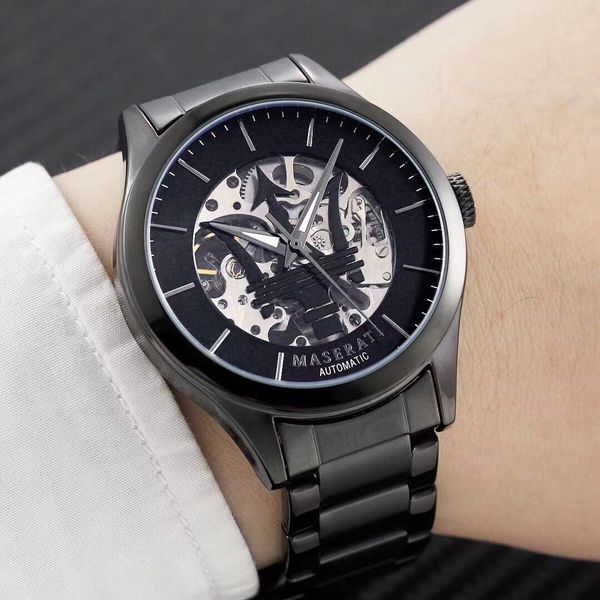 2019 mechanical automatic military men or women wathes center clock calendar reloje man watches the om of man's le, Slivery;brown
2019 mechanical automatic military men or women wathes center clock calendar reloje man watches the om of man's le, Slivery;brown