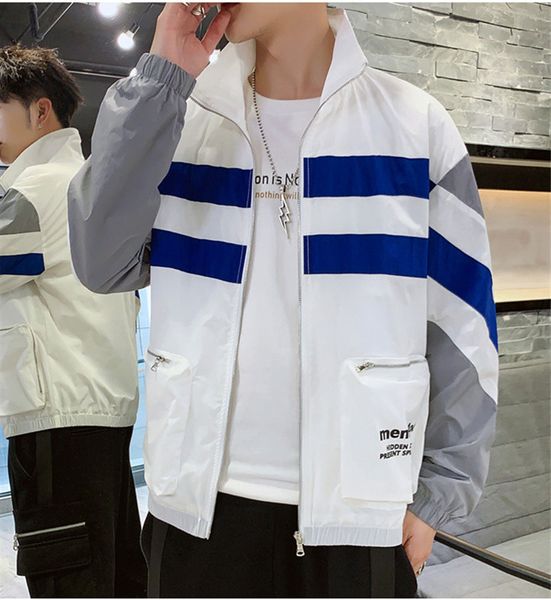 new panelled mens autumn jackets letter striped casual teenagers mens designer coats lapel neck long sleeve with zipper pockets streetwear, Black;brown
new panelled mens autumn jackets letter striped casual teenagers mens designer coats lapel neck long sleeve with zipper pockets streetwear, Black;brown