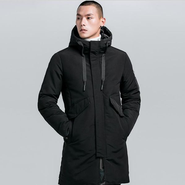 2019 autumn winter men jacket coats quality camouflage long cotton padded hooded wadded thick warm outerwear casual male parkas, Black
2019 autumn winter men jacket coats quality camouflage long cotton padded hooded wadded thick warm outerwear casual male parkas, Black
