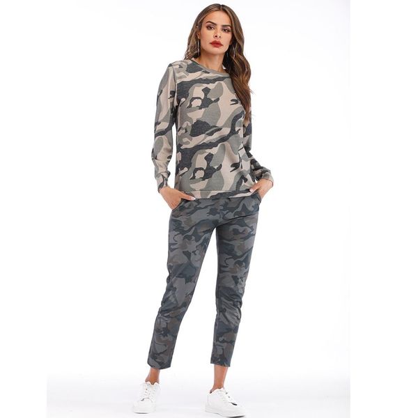 fashion womens leisure camouflage print o-neck long sleeve shirt +pants suit two piece sport running outfit for ladies tracksuit, Black;blue
fashion womens leisure camouflage print o-neck long sleeve shirt +pants suit two piece sport running outfit for ladies tracksuit, Black;blue