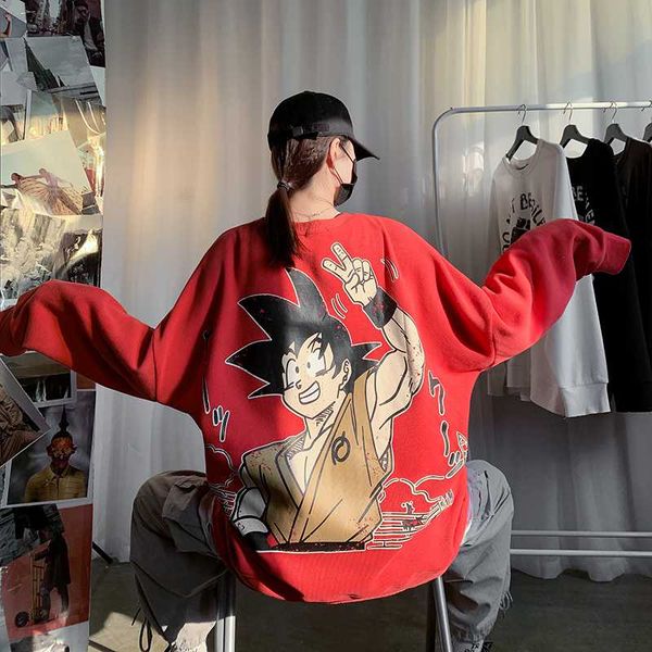 2020 spring and autumn new youth popular couple anime printing round neck sweatshirt fashion casual wild loose pullover m-xl, Black
2020 spring and autumn new youth popular couple anime printing round neck sweatshirt fashion casual wild loose pullover m-xl, Black