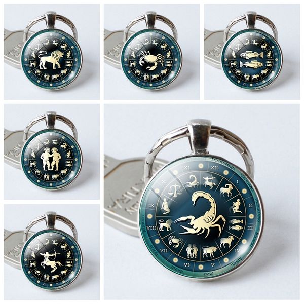 12 constellation jewelry women men leo virgo key chains zodiac signs scorpio keychain key rings bag car round pendant man woman, Slivery;golden
12 constellation jewelry women men leo virgo key chains zodiac signs scorpio keychain key rings bag car round pendant man woman, Slivery;golden