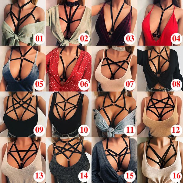 body harness lingerie belt crop caged harness bra black hollow out elastic adjust strap bra dance rave wear for women, Black;white
body harness lingerie belt crop caged harness bra black hollow out elastic adjust strap bra dance rave wear for women, Black;white
