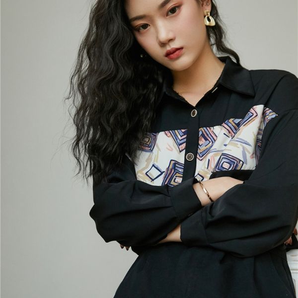 2020 spring patchwork office fashion casual blouse printed tee female women's long sleeve shirt blusas femininas, White
2020 spring patchwork office fashion casual blouse printed tee female women's long sleeve shirt blusas femininas, White
