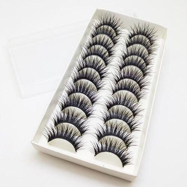 beautiful 10 pairs fiber long section thick handmade cross fake eyelashes makeup tools hot
beautiful 10 pairs fiber long section thick handmade cross fake eyelashes makeup tools hot