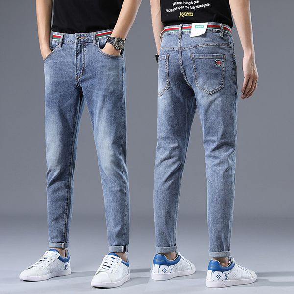 mens 2020 luxury designer clothes jeans for men fashion skinny denim pants true brand biker rock revival motorcycle mens designer jeans, Blue
mens 2020 luxury designer clothes jeans for men fashion skinny denim pants true brand biker rock revival motorcycle mens designer jeans, Blue