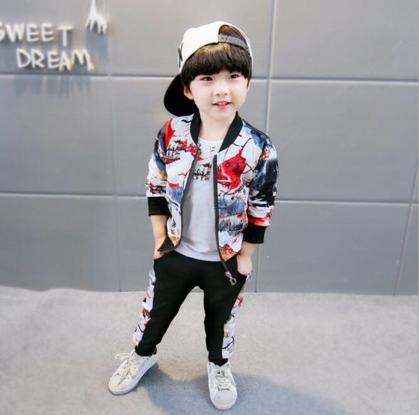 3pcs/set spring autumn kids designer clothes boys clothing sets boys tracksuit fashion jacket coat+ trousers kids sweat suit kids outfits, White
3pcs/set spring autumn kids designer clothes boys clothing sets boys tracksuit fashion jacket coat+ trousers kids sweat suit kids outfits, White