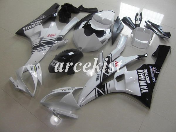новый abs литья под давлением для мотоциклов обтекатели kit подходит для yamaha yzf-r6 2006 2007 06 07 r6 белого black 
новый abs литья под давлением для мотоциклов обтекатели kit подходит для yamaha yzf-r6 2006 2007 06 07 r6 белого black
