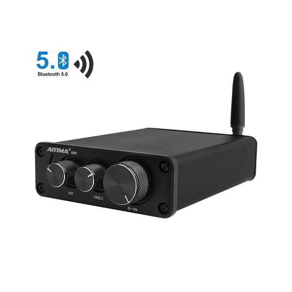 aiyima mini tpa3116 bluetooth 5.0 power amplifier hifi sound amplificador stereo home audio amp with treble bass
aiyima mini tpa3116 bluetooth 5.0 power amplifier hifi sound amplificador stereo home audio amp with treble bass