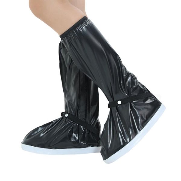 motorcycle long tube anti slip rain boots travel protective zipper waterproof overshoes portable lightweight shoe cover, White;pink
motorcycle long tube anti slip rain boots travel protective zipper waterproof overshoes portable lightweight shoe cover, White;pink