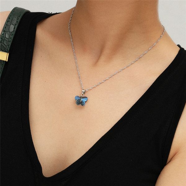 10pcs/lot european and american gold colorful pendant necklaces geometric butterfly glass necklace for women anniversary neck chain jewelry, Silver
10pcs/lot european and american gold colorful pendant necklaces geometric butterfly glass necklace for women anniversary neck chain jewelry, Silver