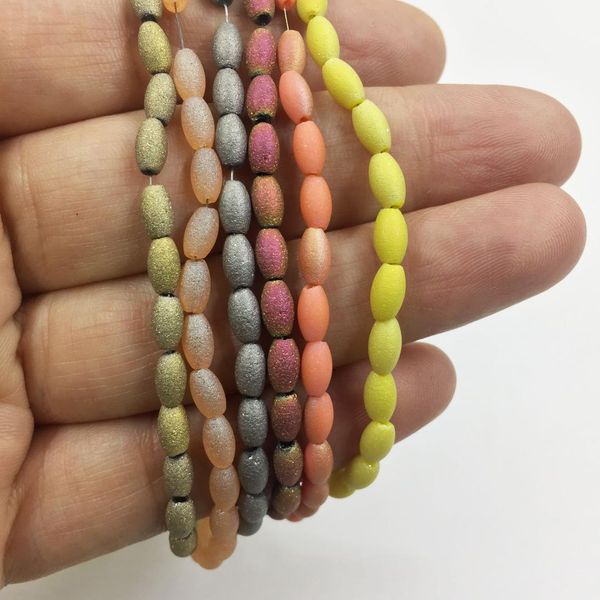 eruifa about 100pcs 58cm 3*6mm meab plated galss beads charms pendant jewelry diy hand making earring necklace bracelet
eruifa about 100pcs 58cm 3*6mm meab plated galss beads charms pendant jewelry diy hand making earring necklace bracelet