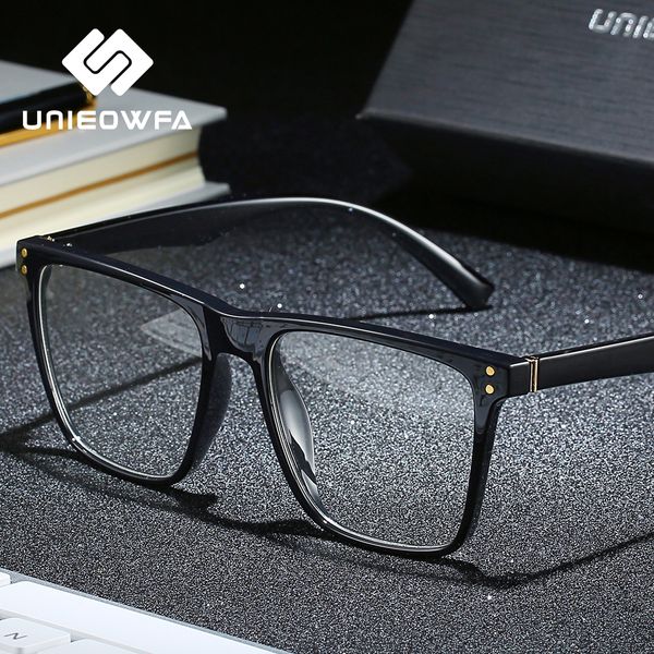 unieowfa square retro prescription glasses frame men transparent clear eyewear spectacles frame optical myopia eyeglasses, Silver
unieowfa square retro prescription glasses frame men transparent clear eyewear spectacles frame optical myopia eyeglasses, Silver
