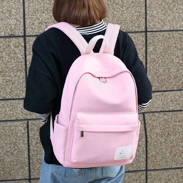 schoolbag, schoolbag, canvas, double shoulder bag, simple solid color backpack, junior high school student leisure travel bag
schoolbag, schoolbag, canvas, double shoulder bag, simple solid color backpack, junior high school student leisure travel bag