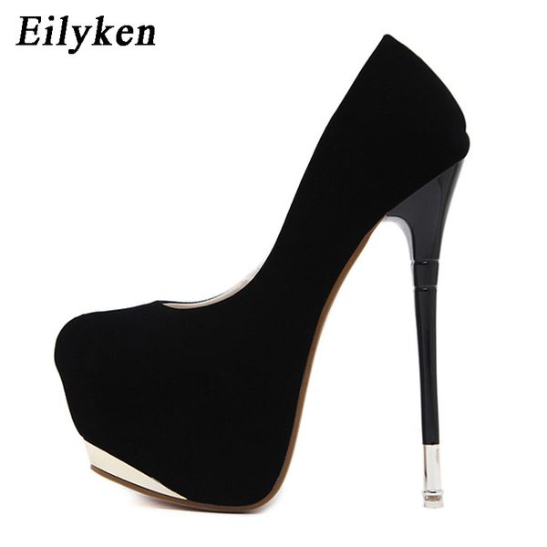 eilyken 2020 new spring women pumps 16 cm high heel shoes round toe party pumps wedding size 34-40, Black
eilyken 2020 new spring women pumps 16 cm high heel shoes round toe party pumps wedding size 34-40, Black