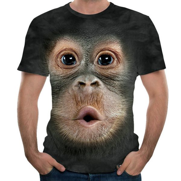 men winter spring men's t-shirts 3d printed animal monkey orangutan tshirt short sleeve funny design casual tees male, White;black
men winter spring men's t-shirts 3d printed animal monkey orangutan tshirt short sleeve funny design casual tees male, White;black