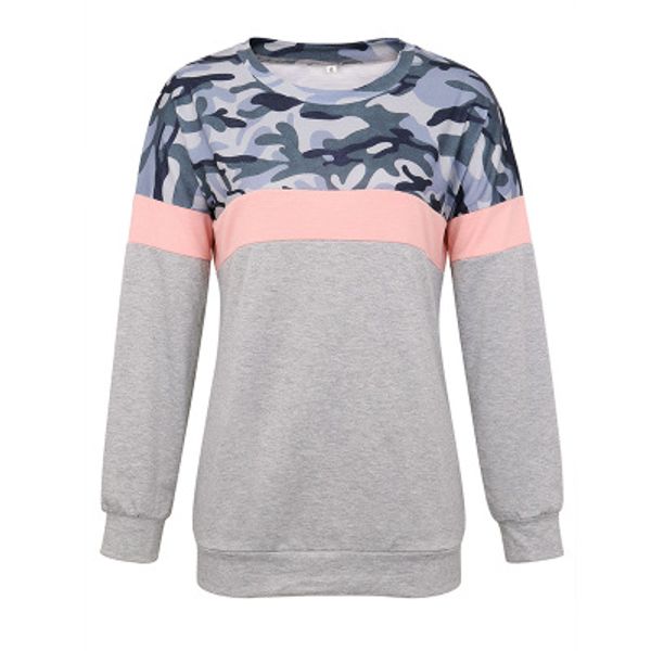 Womens Designer Sweatshirt Girls Camouflage Leopard Top Round Neck Clothes Hot Selling Top Quality Fashion Style 2 Styles 2019 Autumn
Womens Designer Sweatshirt Girls Camouflage Leopard Top Round Neck Clothes Hot Selling Top Quality Fashion Style 2 Styles 2019 Autumn