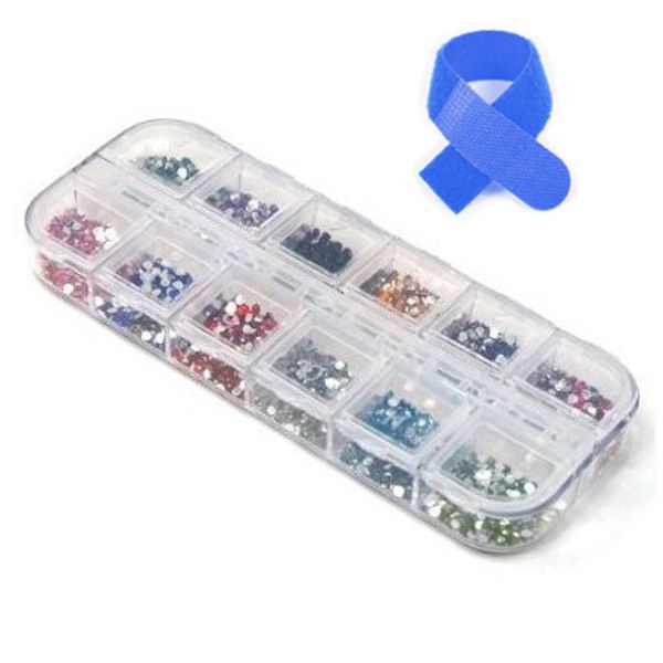 2mm 3000 rhinestones nail art gems mixed colours shapes in case +cable tie, Silver;gold
2mm 3000 rhinestones nail art gems mixed colours shapes in case +cable tie, Silver;gold