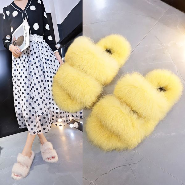 nice flat heels women novelty slippers autumn full of fur shoes woman young lady dorm use non slip soft flip flops, Black
nice flat heels women novelty slippers autumn full of fur shoes woman young lady dorm use non slip soft flip flops, Black