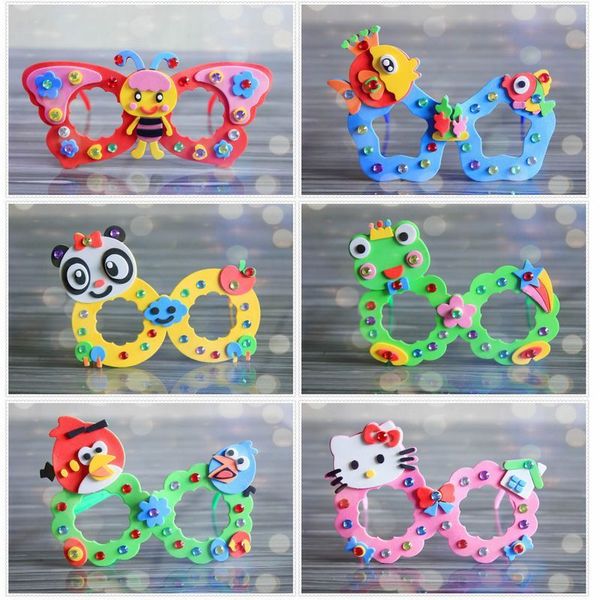 8pcs children diy handmade eva cartoon glasses toys/ kids baby kingergarden school art craft educational toys, t200401
8pcs children diy handmade eva cartoon glasses toys/ kids baby kingergarden school art craft educational toys, t200401