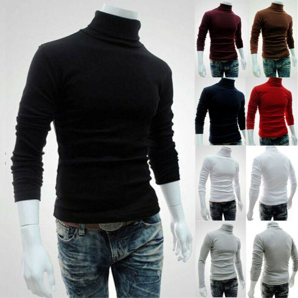 knitted mens turtelneck sweater long sleeve turtle roll neck winter pullover jumper knit male autumn winter warm sweater, White;black
knitted mens turtelneck sweater long sleeve turtle roll neck winter pullover jumper knit male autumn winter warm sweater, White;black