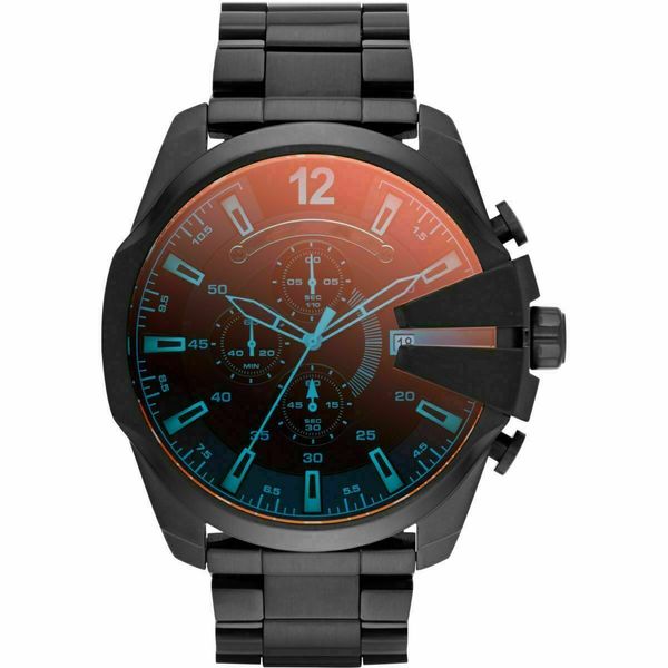 classic sport chronograph black dial black leather mens watch dz4323+4318, Slivery;brown
classic sport chronograph black dial black leather mens watch dz4323+4318, Slivery;brown