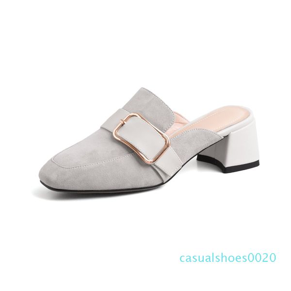 zvq fashion brand woman muller slippers 2019 summer square toe women 4.5 cm middle shoes ladies casual date slippers size 33-40 c20, Black
zvq fashion brand woman muller slippers 2019 summer square toe women 4.5 cm middle shoes ladies casual date slippers size 33-40 c20, Black
