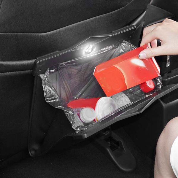 led light car seat back storage box hanging large capacity trash can with strong magnet adsorption and hook waterproof organizer
led light car seat back storage box hanging large capacity trash can with strong magnet adsorption and hook waterproof organizer