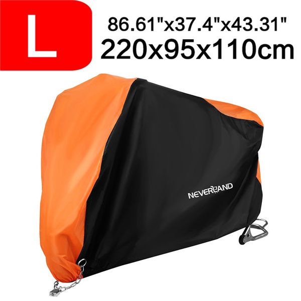 l 220cm black orange black 190t taffeta water proof rain dust sun uv outdoor indoor motorcycle cover coat protector for
l 220cm black orange black 190t taffeta water proof rain dust sun uv outdoor indoor motorcycle cover coat protector for