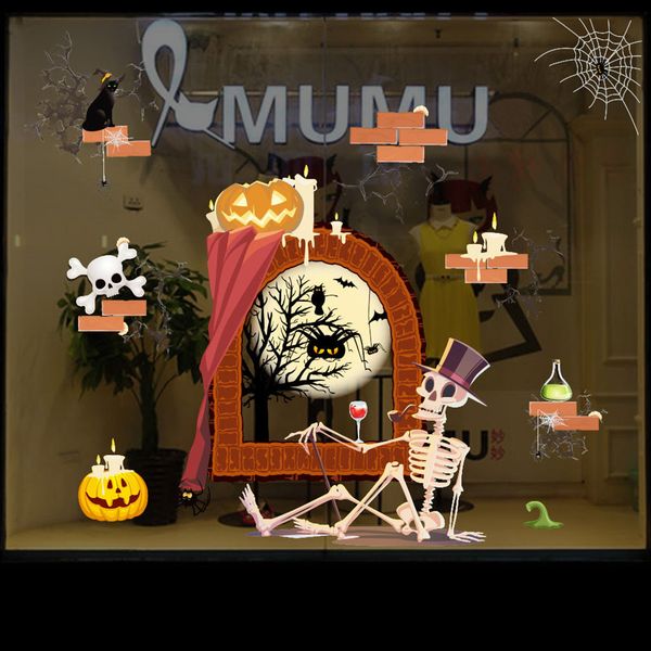 halloween decoration mall shop window sticker glass static sticker bar party party halloween static 10.8
halloween decoration mall shop window sticker glass static sticker bar party party halloween static 10.8
