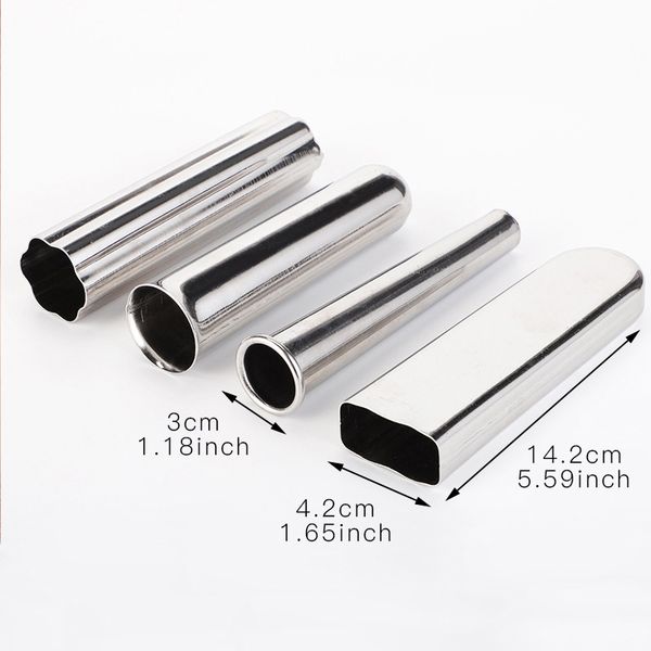 1pc frozen stainless steel popsicle molds ice cream stick holder mold silver home diy ices cream mould round/flat ice pop moulds
1pc frozen stainless steel popsicle molds ice cream stick holder mold silver home diy ices cream mould round/flat ice pop moulds