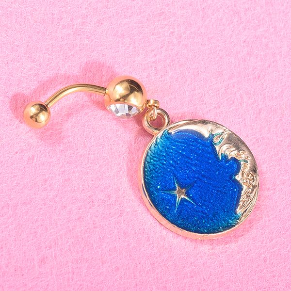 stainless steel belly button ring, noon star navel ring piercing jewelry for women girls, 14g, Slivery;golden
stainless steel belly button ring, noon star navel ring piercing jewelry for women girls, 14g, Slivery;golden