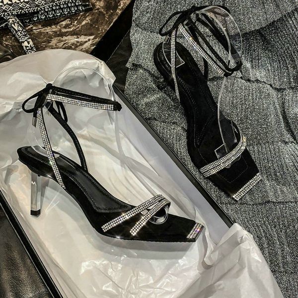 night club shoes high heels party shoes summer metal heels sandals height sandals woman silver rhinestone, Black
night club shoes high heels party shoes summer metal heels sandals height sandals woman silver rhinestone, Black