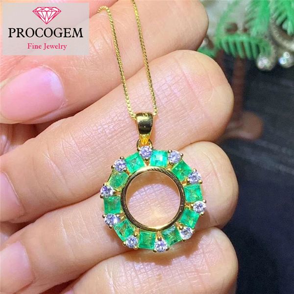 natural emerald pendants necklaces for women luxurious fine jewelry 3x3mm 1.3ct genuine gemstones 925 sterling silver #293
natural emerald pendants necklaces for women luxurious fine jewelry 3x3mm 1.3ct genuine gemstones 925 sterling silver #293