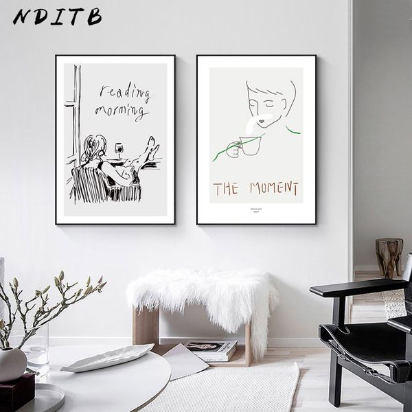 contemporary art line drawing wall poster black white abstract nordic canvas print modern simple painting decorative picture
contemporary art line drawing wall poster black white abstract nordic canvas print modern simple painting decorative picture